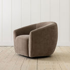 Maelor Upholstered Chair in Canyon Chestnut, Performance Fabric with Swivel Base