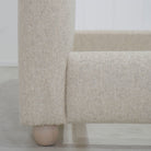 As Shown: in Berber Natural. Oak finished in Mint White Natural.