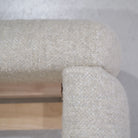 As Shown: in Berber Natural. Oak finished in Mint White Natural.