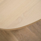 As Shown: 45"W x 25"D x 18.5"H | Material: Solid Oak | Finish: Sand