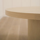 As Shown: 45"W x 25"D x 18.5"H | Material: Solid Oak | Finish: Sand