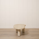 As Shown: 48"W x 24"W x 15"H | Material: Solid Oak | Finish: Sand