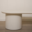 As Shown: 78"W x 22"D x 16"H | Material: Solid Oak | Finish: Wirebrushed Edgecomb Grey