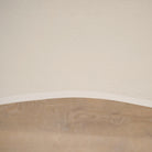 As Shown: 78"W x 22"D x 16"H | Material: Solid Oak | Finish: Wirebrushed Edgecomb Grey