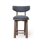 As Shown: 22"W x 21"D x 37"H | Style: Upholstered | Fabric: COM | Finish: Chestnut