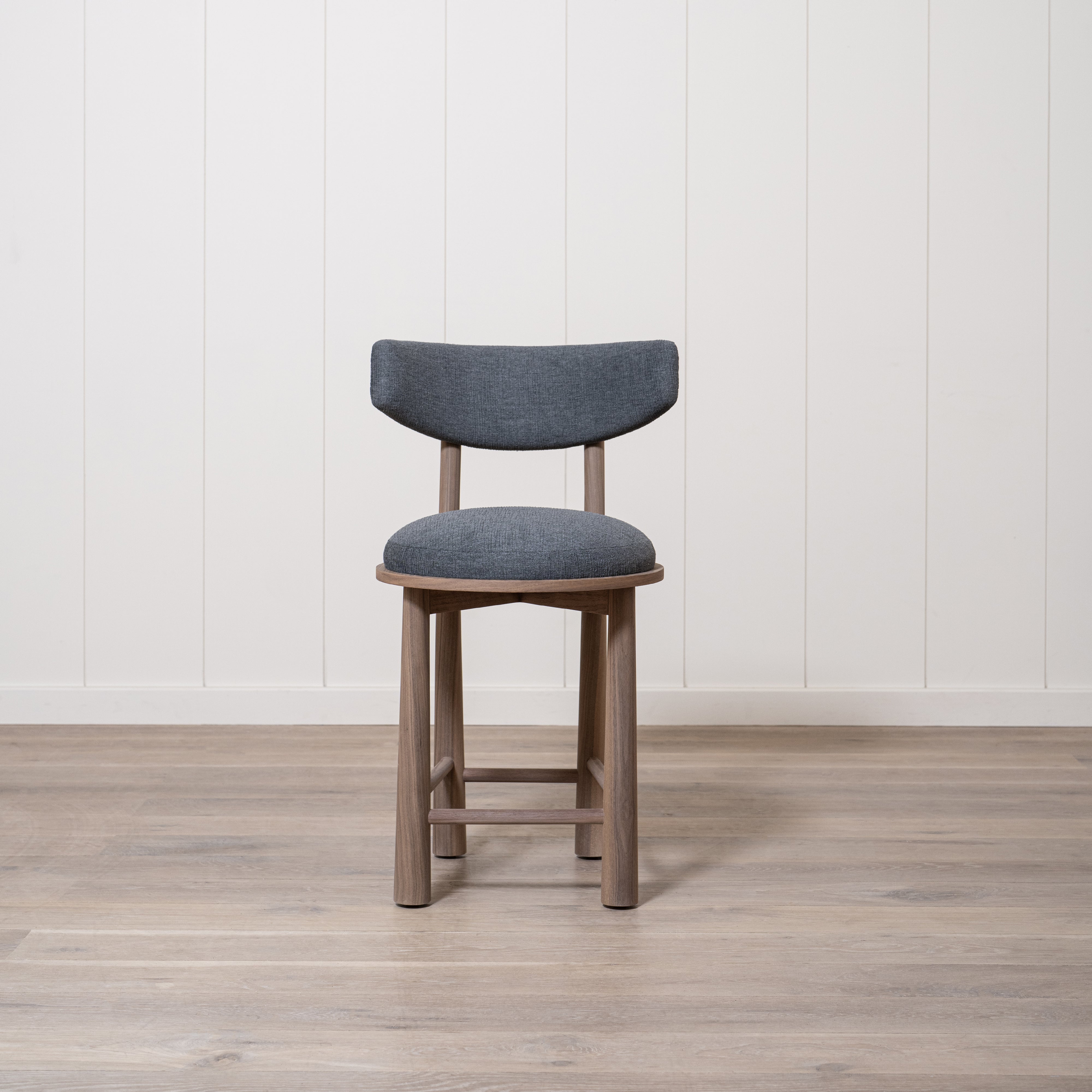 As Shown: 22"W x 21"D x 37"H | Style: Upholstered | Fabric: COM | Finish: Chestnut