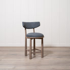 As Shown: 22"W x 21"D x 37"H | Style: Upholstered | Fabric: COM | Finish: Chestnut