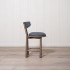 As Shown: 22"W x 21"D x 37"H | Style: Upholstered | Fabric: COM | Finish: Chestnut