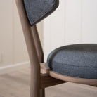 As Shown: 22"W x 21"D x 37"H | Style: Upholstered | Fabric: COM | Finish: Chestnut