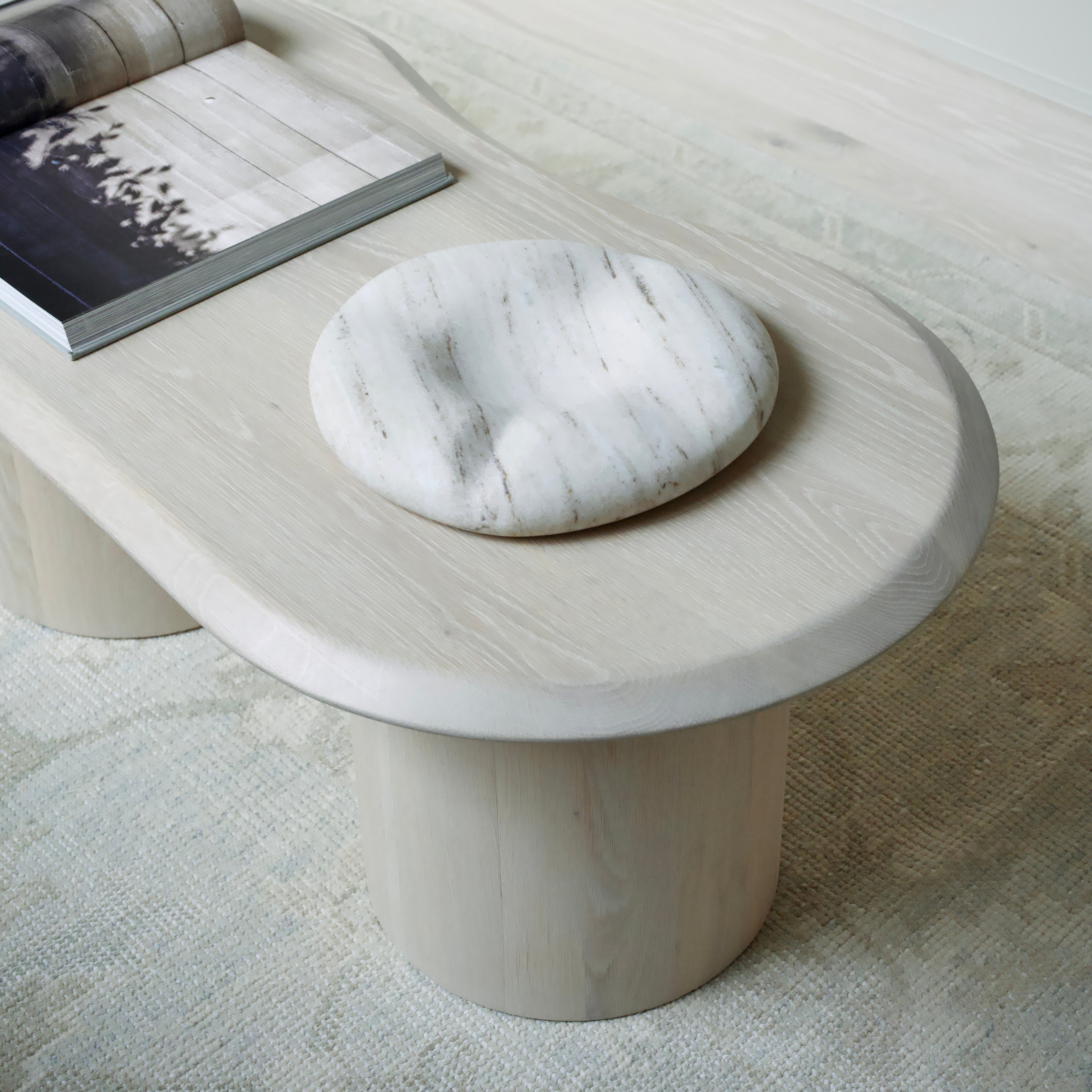 As Shown in  Large, Wooden Crystal Marble