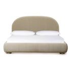 As Shown: King | Style: Upholstered | Fabric: Canyon Sage | Finish: Sand