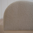 As Shown: 73"L x 20"D x 23"H | Style: Upholstered | Fabric: Peak Taupe | Finish: Bran