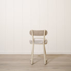 As Shown: 19"L x 21"D x 33"H | Style: Upholstered | Fabric: Sheepskin Toast Sky Linen Seat | Finish: Sand