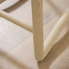 As Shown: 19"L x 21"D x 33"H | Style: Upholstered | Fabric: Sheepskin Toast Sky Linen Seat | Finish: Sand