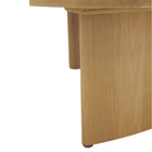 As Shown: Small: 40"W x 30"D x 18"H | Material: Solid Oak | Finish: Natural