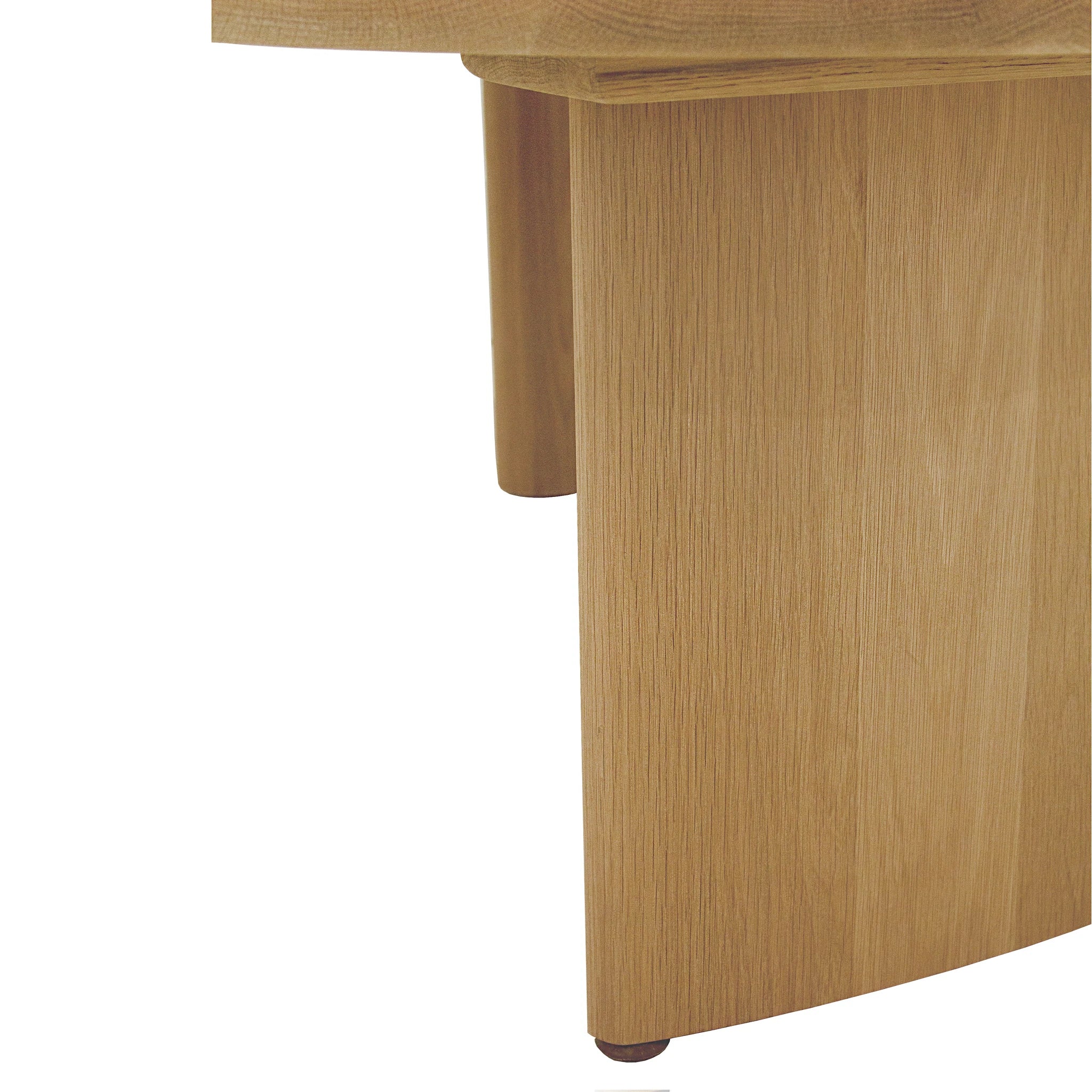 As Shown: Small: 40"W x 30"D x 18"H | Material: Solid Oak | Finish: Natural