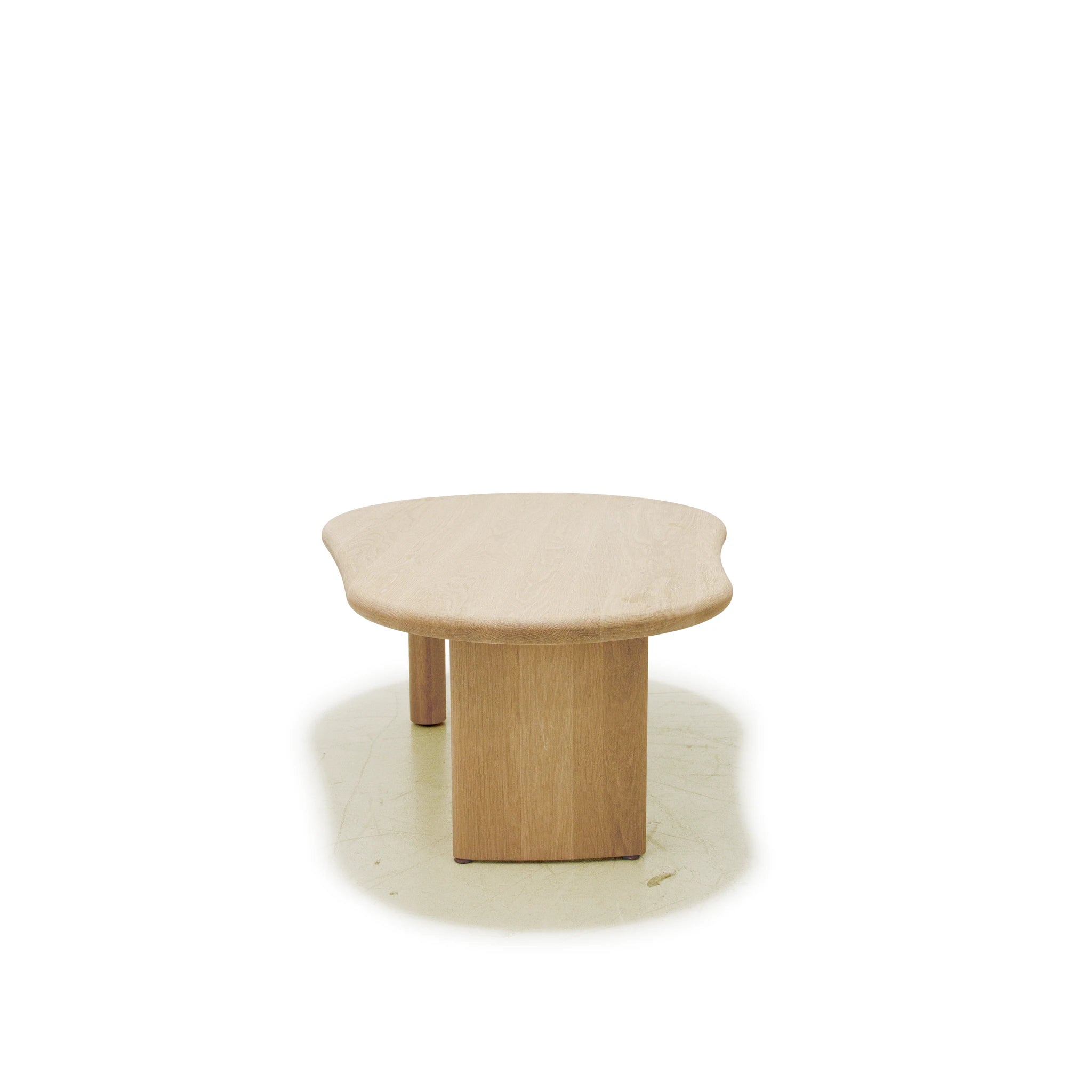 As Shown: Small: 40"W x 30"D x 18"H | Material: Solid Oak | Finish: Natural