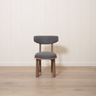 As Shown: 22"W x 21"D x 31"H | Fabric: COM | Finish: Chestnut