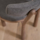 As Shown: 22"W x 21"D x 31"H | Fabric: COM | Finish: Chestnut