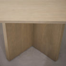 As Shown - Dimensions: 120"W x 46"D x 30"H | Material: Solid & Engineered Oak | Finish: Hazel | Edge: Under Bevel