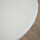 As Shown: 42"D x 30"H | Material: Solid Ash | Finish: Wire Brushed Painted EdgeComb Grey | Edge: Bullnose