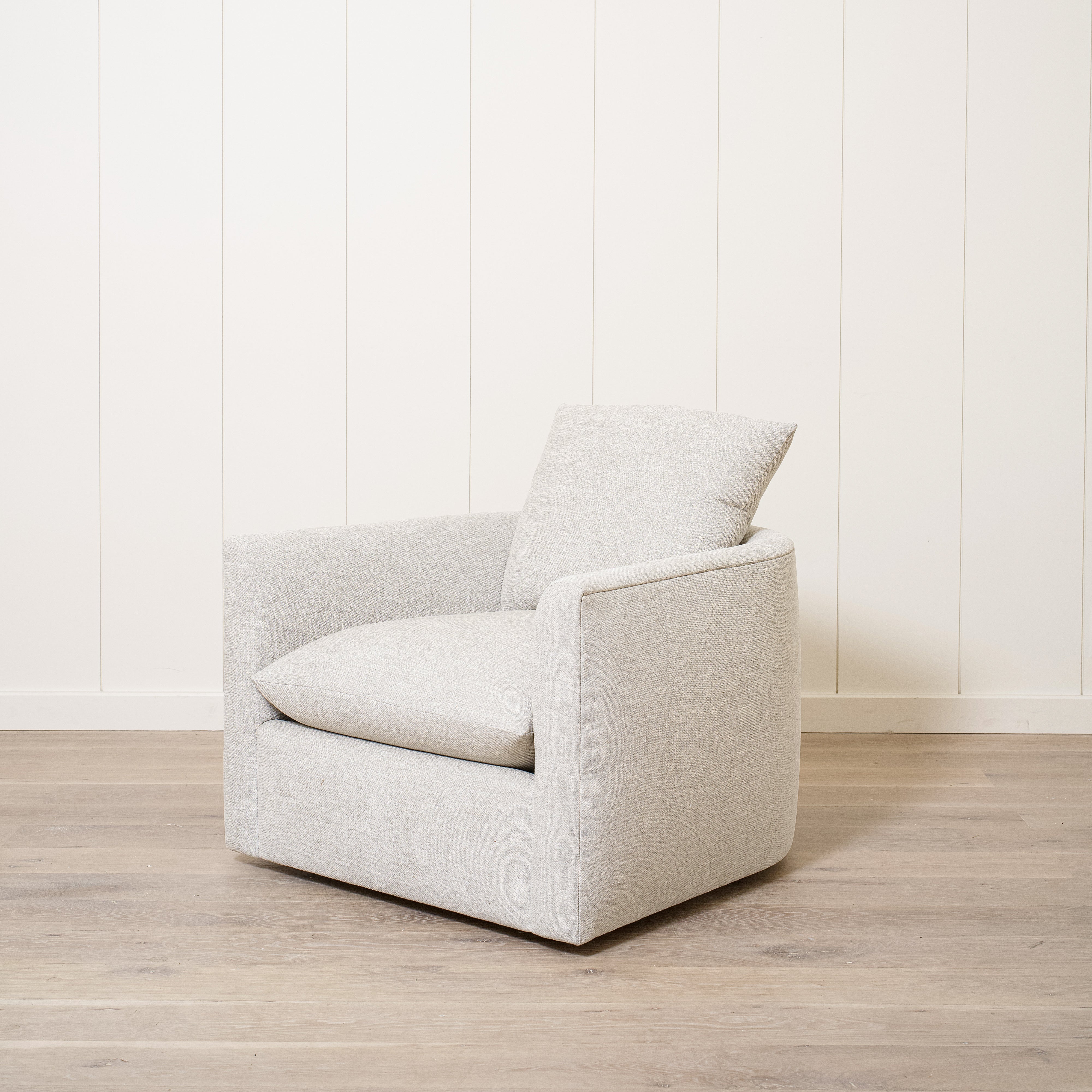As Shown in Upholstered Sawyer Pewter