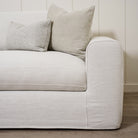 As Shown: Slipcovered Frame Natural