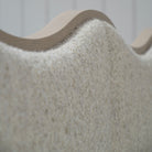 As Shown: in Berber Natural. Oak finished in Mint White Natural.