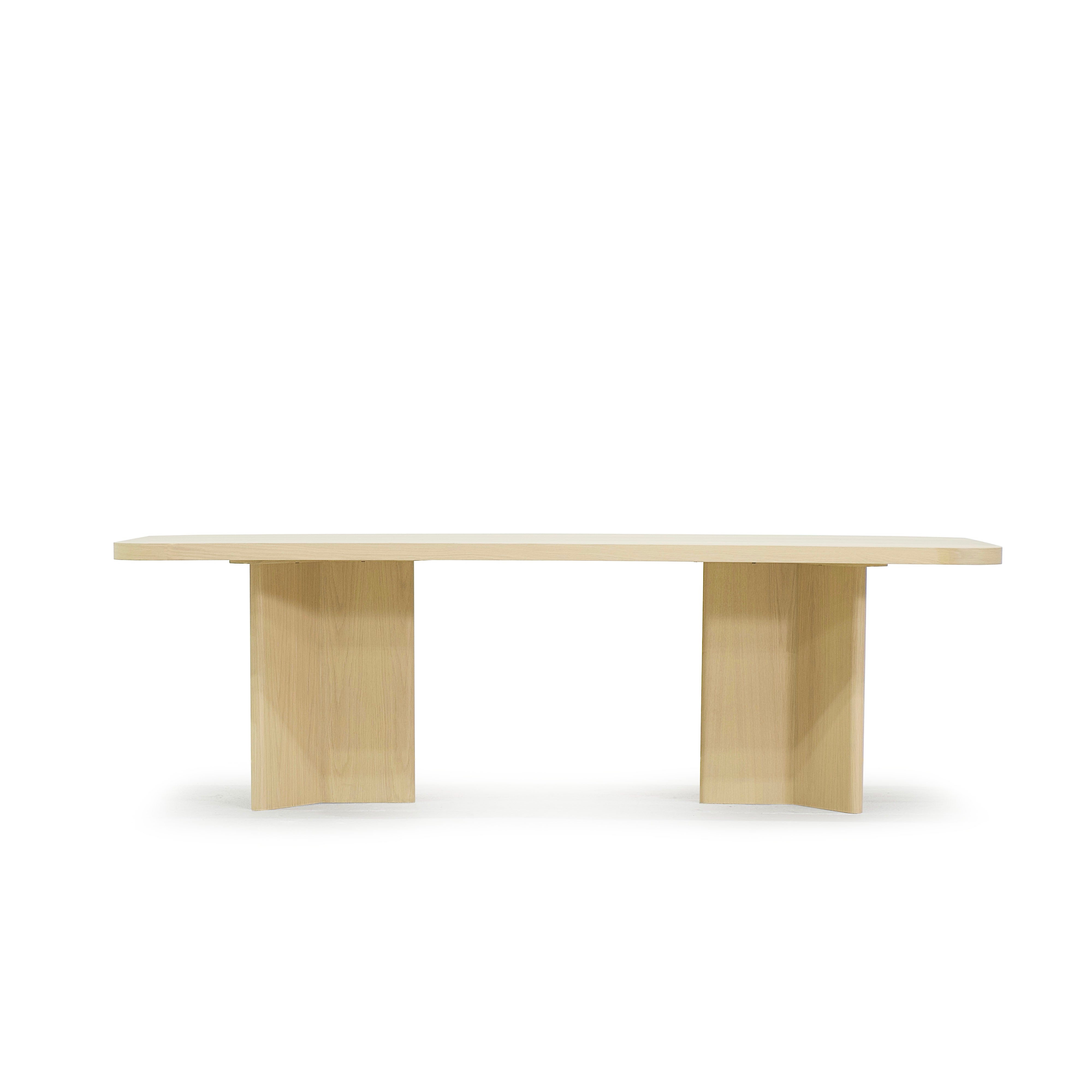 As Shown: in Mint White Natural finish.