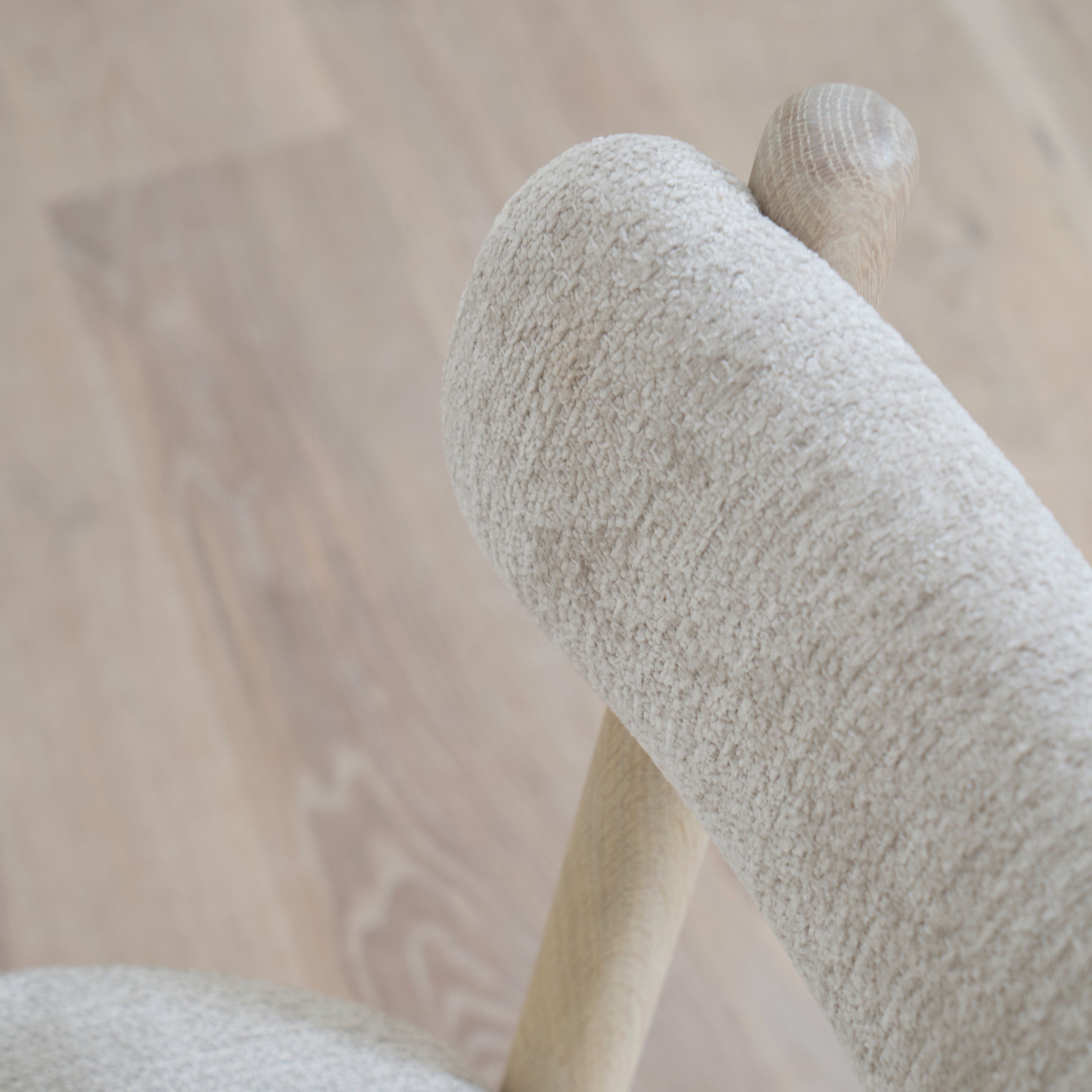 As Shown: Fabric - Dylan Linen, Finish - Mint White Natural