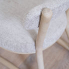 As Shown: Fabric - Dylan Linen, Finish - Mint White Natural