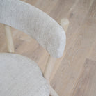 As Shown: Fabric - Dylan Linen, Finish - Mint White Natural