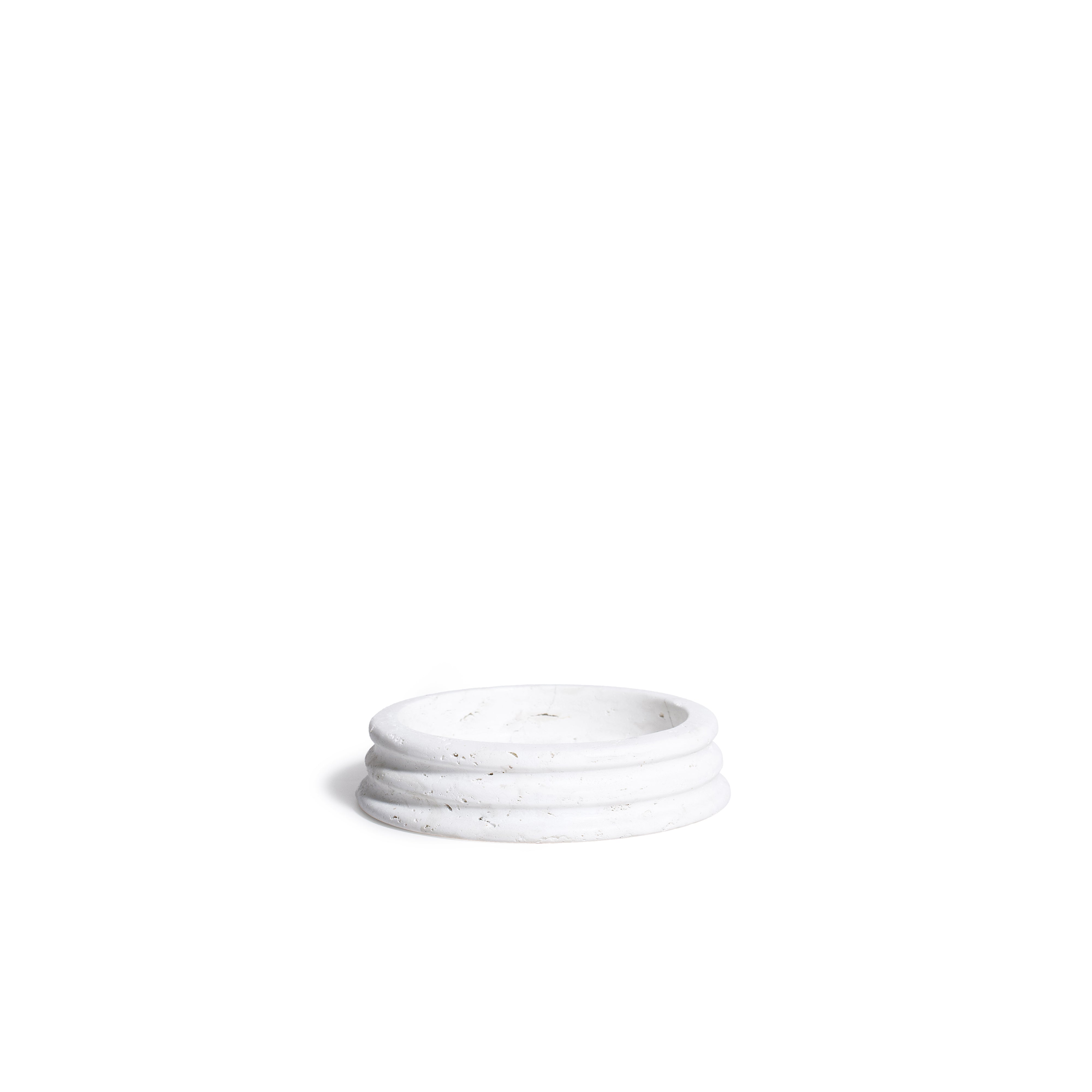 As Shown in White Travertine