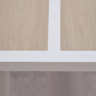 As Shown: Mint White Natural, Figueroa Painted Lines, White Travertine legs (6).