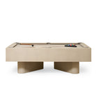 As Shown: 84”L x 65”D x 32.5”H | Felt: Khaki | Pockets: Beige | Finish: Sand