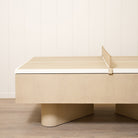 As Shown: 84”L x 65”D x 32.5”H | Finish: Sand & Figueroa lines