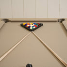 As Shown: 84”L x 65”D x 32.5”H | Felt: Khaki | Pockets: Beige | Finish: Sand