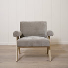 As Shown: Upholstered | Fabric: Canyon Shale | Finish: Sand