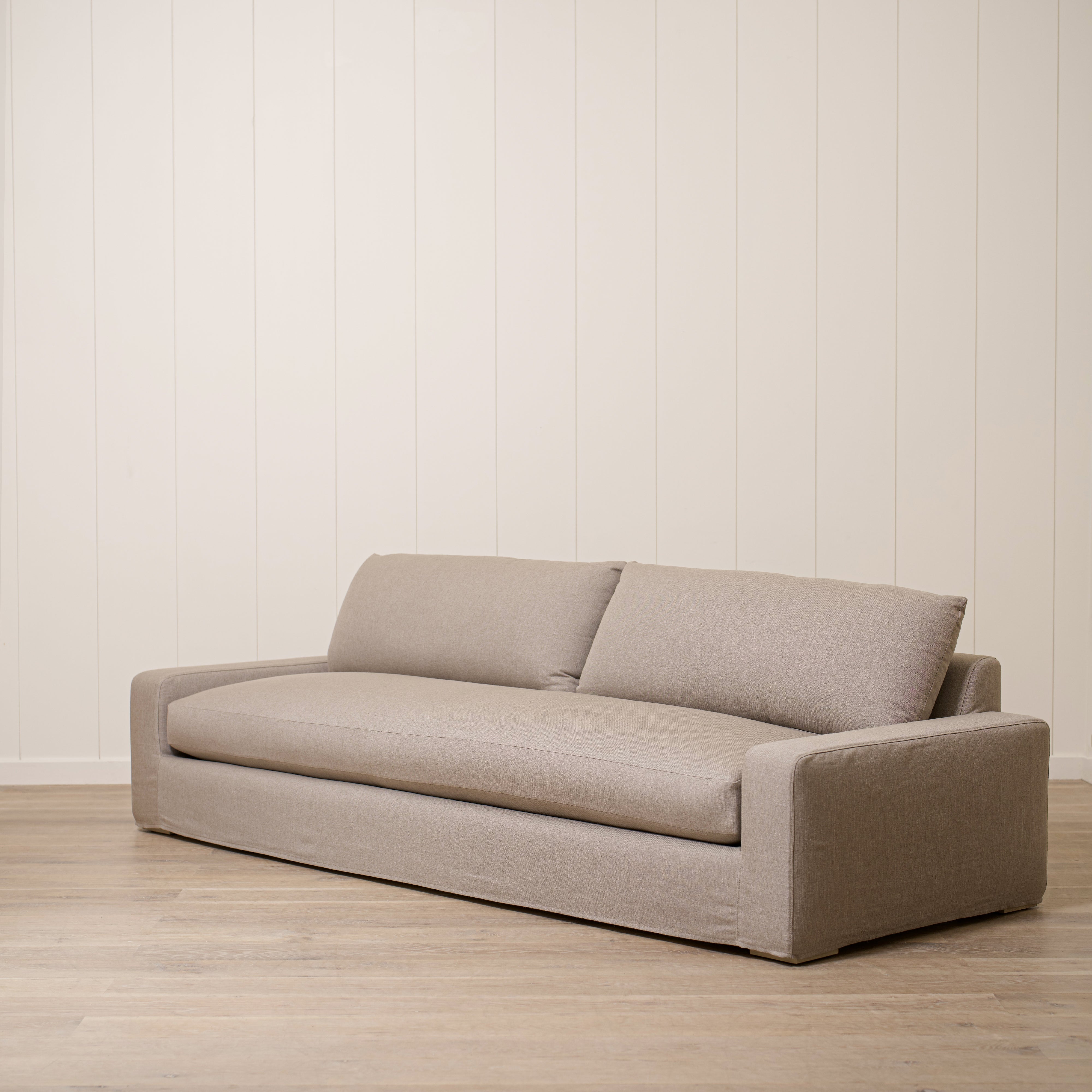 As Shown in Slipcovered Gera Taupe