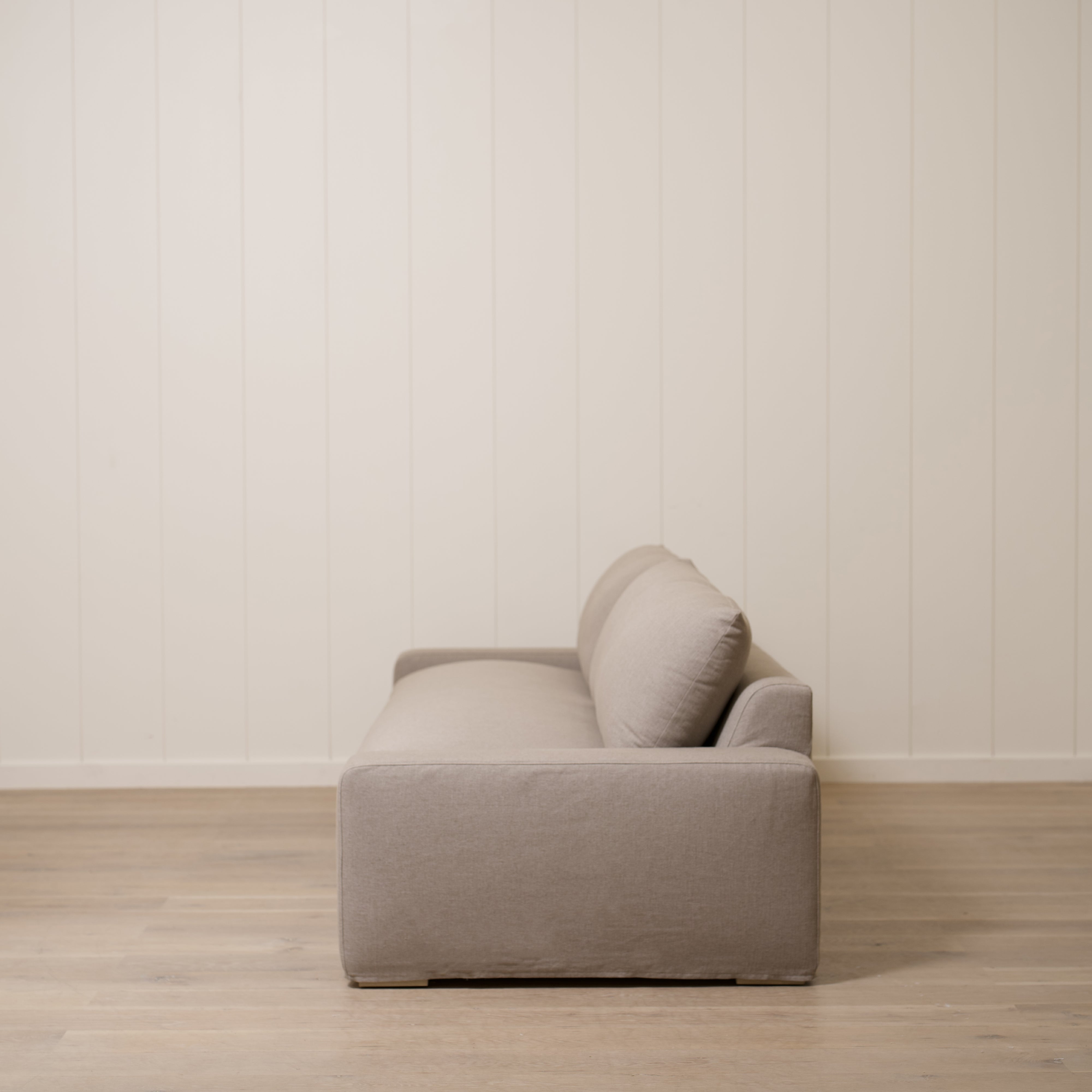 As Shown in Slipcovered Gera Taupe