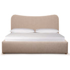 As Shown: King | Style: Upholstered | Fabric: Berber Taupe | Finish: N/A