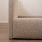 As Shown: King | Style: Upholstered | Fabric: Berber Taupe | Finish: N/A