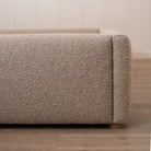 As Shown: King | Style: Upholstered | Fabric: Berber Taupe | Finish: N/A
