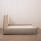 As Shown: King | Style: Upholstered | Fabric: Berber Taupe | Finish: N/A
