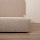 As Shown: King | Style: Upholstered | Fabric: Berber Taupe | Finish: N/A