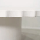 As Shown: 8 step limestone micro coat, White.