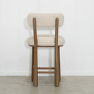 As Shown: in Sheepskin Ivory.Oak finished in Chestnut.