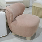 As Shown in Granby Clay, legs finished in Sand.