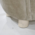 As Shown in Canyon Chestnut, legs finished in Sand.