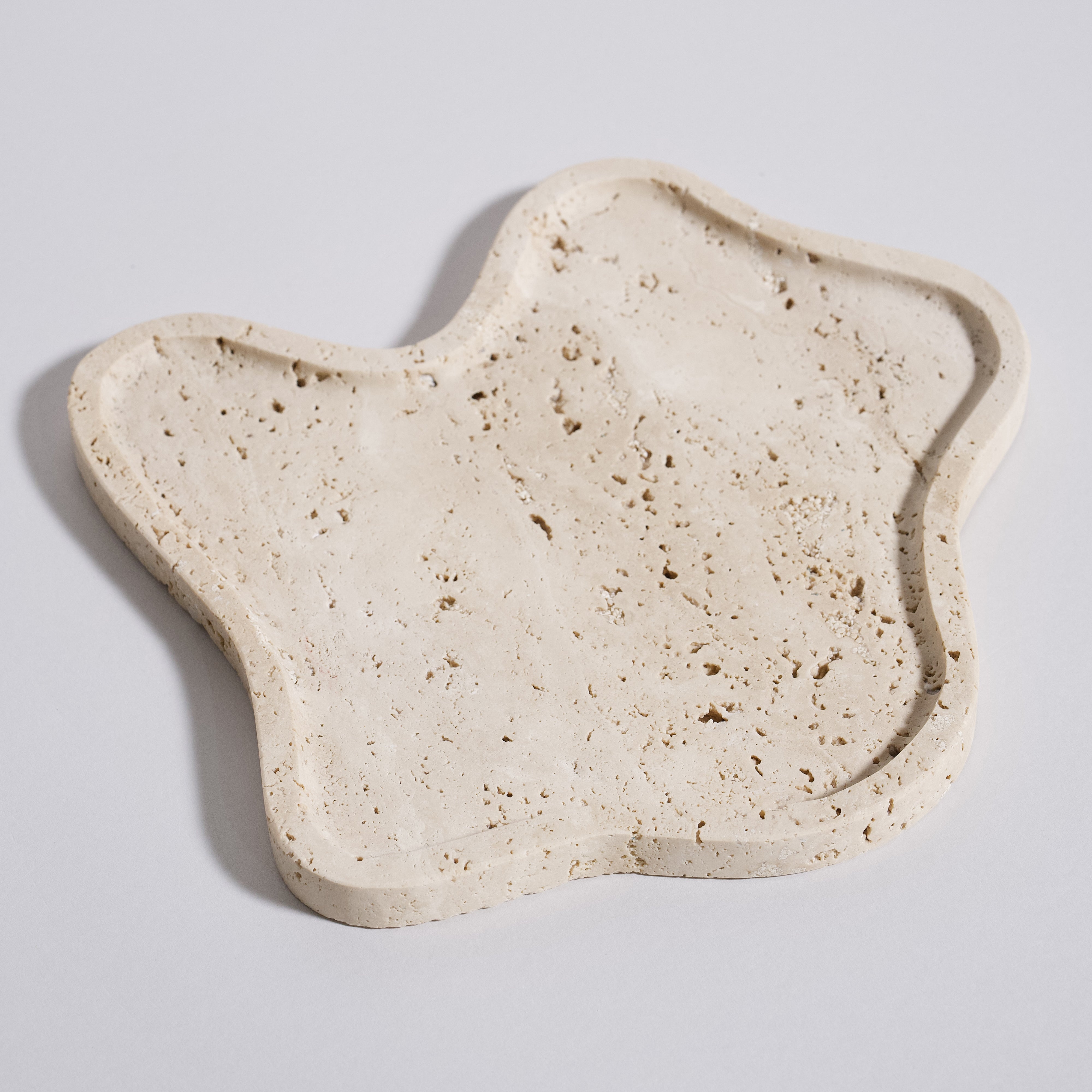 As shown in Beige Travertine